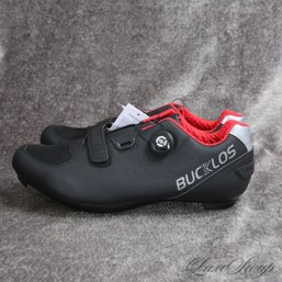 #2 BRAND NEW WITH TAGS BUCKLOS BLACK CYCLING SHOES MENS B718 SERIES SIZE 13