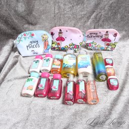#1 LARGE LOT OF BRAND NEW UNUSED BATH AND BODY WORKS FRAGRANCE MISTS, LOTIONS, AND BODY PRODUCTS