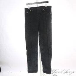 NEAR MINT VINTAGE MENS LEVIS LEVI STRAUSS MADE IN USA ORANGE TAB NAVY BLUE 550 CUT CORDUROY JEANS 34