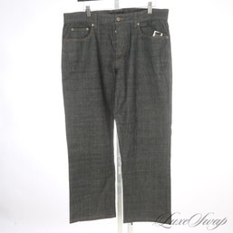 AWESOME AND BRAND NEW WITH TAGS MENS THEORY MADE IN USA RAW INDIGO 'OKLAHOMA SLIM JIM' DENIM JEANS 34