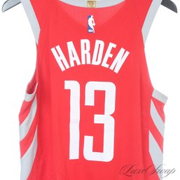 EXPENSIVE NIKE NBA AUTHENTIC HOUSTON ROCKETS #13 JAMES HARDEN BASKETBALL JERSEY SHIRT 44 2 LENGTH