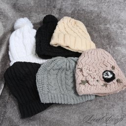 #1 BUNDLE UP! FANTASTIC LOT OF ASSORTED KNIT WINTER ACCESSORIES
