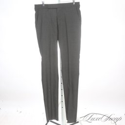 BRAND NEW WITHOUT TAGS RECENT AND EXPENSIVE MENS POLO RALPH LAUREN MADE IN ITALY GREY PINSTRIPE PANTS 38