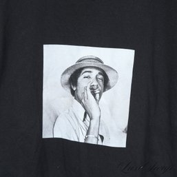 THATS PRETTY COOL! MENS BLACK TEE SHIRT FEATURING BARACK OBAMA SMOKING A JOINT SIZE M