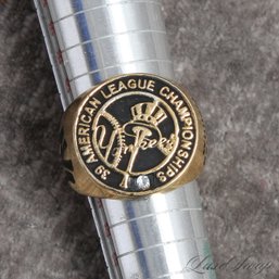 NEW YORK YANKEES 39 AMERICAN LEAGUE CHAMPIONSHIPS RING BY WILLIAM BARTHMAN JEWELERS