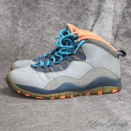 #12 THE ONES EVERYONE WANTS! CHECK THE COMPS! NIKE AIR JORDAN 10 RETRO 310805-026 BOBCATS SNEAKERS 10.5