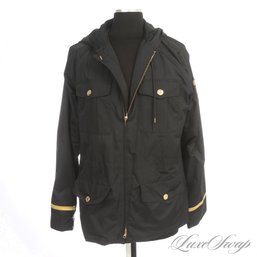 THE ONE EVERYONE WANTS! BRAND NEW WITHOUT TAGS RALPH LAUREN NAVY NAUTICAL CREST PATCH HOODED FIELD COAT L