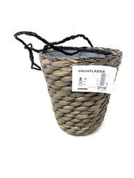 EXPENSIVE BRAND NEW. WITH TAGS IKEA DRUVFLADER HANGING BROWN BASKET