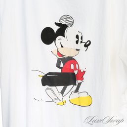 NICE COLLAB!! RAG AND BONE NEW YORK X DISNEY MICKEY MOUSE LIMITED EDITION WHITE TEE SHIRT XL