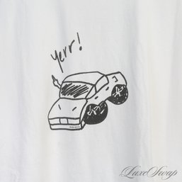 YOU NEED THIS TEE SHIRT OF SOMEONE GIVING THE FINGER YELLING 'YERRRRR' OUT THE WINDOW. SERIOUSLY. BY ANDREW, L