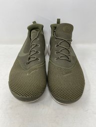 AMAZING MENS NIKE KNIT OLIVE GREEN RUNNING SNEAKERS SIZE 10