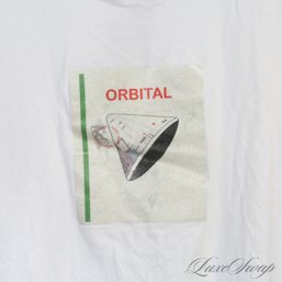 CHECK THE COMPS! HIGHLY DESIRABLE J.W. ANDERSON WHITE 'ORBITAL' GLITTER PATCH TEE SHIRT XS