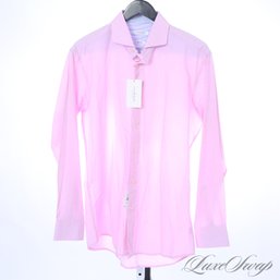 BRAND NEW WITH TAGS SUMMER PERFECT MENS ISAAC MIZRAHI ROSE PINK BUTTON DOWN DRESS SHIRT 16