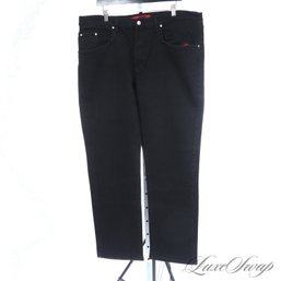 #6 BRAND NEW WITH TAGS $150 MENS SIGNUM BLACK 'TEXAS' FIT STRETCH JEANS 44 X 34