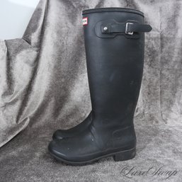 THE ONES EVERYONE WANTS! ORIGINAL HUNTER OF ENGLAND BLACK 'ORIGINAL TOUR' WELLINGTON BOOTIES 9