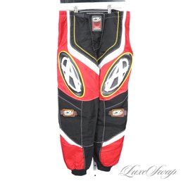 WHERES MY BIKE PEOPLE! ANSWER BRAND CALIFORNIA RED MULTI REINFORCED MOTORCYCLE PANTS MENS 34