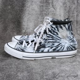 #6 MENS CONVERSE CHUCK TAYLOR ALL STAR SNEAKERS IN BLUE/BLACK AND WHITE TIE DYE 12