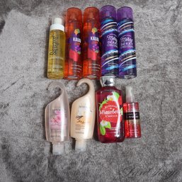 #9 LARGE LOT OF BRAND NEW BATH & BODY WORKS MISTS AND SHOWER GELS