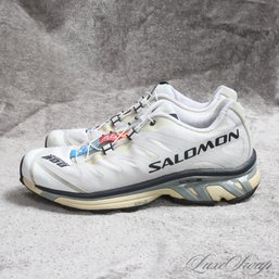 RECENT AND SUPER HYPED SALOMON LAB WHITE / GREY MULTI RUNNING / ADVENTURE SHOES  SNEAKERS WOMENS 8 MENS 7