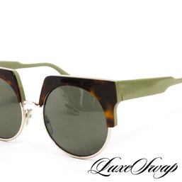 RECENT AND EXPENSIVE ON TREND MARNI CACTUS GREEN TORTOISE THICK SUNGLASSES
