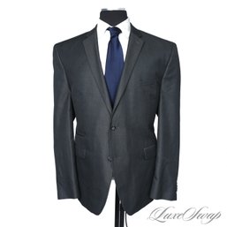 BIG GUYS! MODERN AND DISTINGUISHED MENS VINCE CAMUTO SOLID CHARCOAL GREY BLAZER JACKET MENS US 48