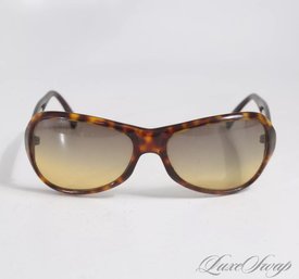 EXPENSIVE Modo Of Japan Crackled Tortoise Brown Smoked Lens Club Sunglasses