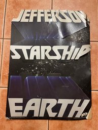TRUE VINTAGE JEFFERSON STARSHIP 1978 CARDBOARD 3D EFFECT POSTER