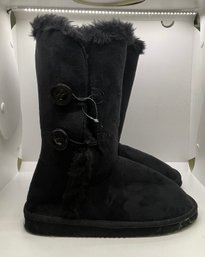 New Without Box Anonymous Ugg Style Bleack Boots Size 7/8