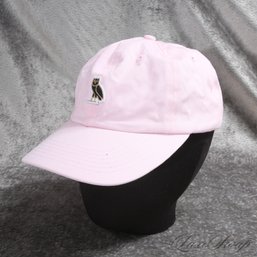 NO KENDRICK FANS? DRAKES OVO BRAND OCTOBERS VERY OWN NEAR MINT PINK OWL LOGO BASEBALL HAT OSF