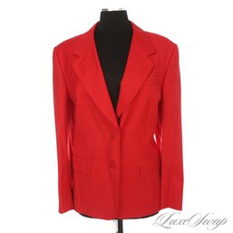 HAPPY 4TH OF JULY ALL! AQUASCUTUM MADE IN ENGLAND CHERRY RED BLAZER JACKET 14