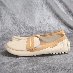 #23 BRAND NEW WITHOUT BOX ONLY TRIED ON MENS COLE HAAN NIKE AIR TECHNOLOGY BEIGE / CAMEL NUBUCK LOAFERS 9