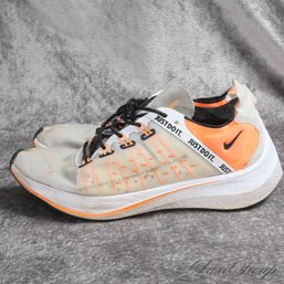 #24 MENS NIKE AO3095-100 EXP-X14 WHITE / TOTAL ORANGE LIGHTWEIGHT RUNNING SNEAKERS - CHECK THE COMPS!! 9