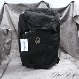 #24 A NEAR MINT AND X-LARGE SIZE SPYDER BLACK AND GREY MULTI POCKET ADVENTURE BACKPACK BAG