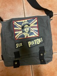 CHANNEL YOUR INNER PUNK!! SUPER COOL SEX PISTOLS  SID VICIOUS CROSSBODY BAG