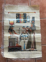 #1 MASSIVE ADEL GHABOUR EGYPTIAN PAPYRUS PAINTER HIEROGLYPHIC MYTH STORY