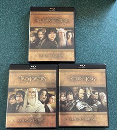 INSANE LORD OF THE RINGS BLUE RAY COLLECTORS EDITION BOXED SET