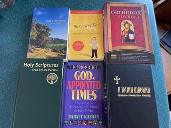 AWESOME LOT OF RELIGIOUS & ORTHDOOX BOOKS & BIBLES