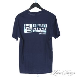 BABA BOOEY : SCARCE PROMO ONLY HOWARD STERN HOWARDS MIAMI HOUSE PARTY NAVY BLUE SIRIUS XM TEE SHIRT M
