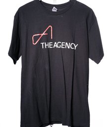 Sz L The Agency Black Tee