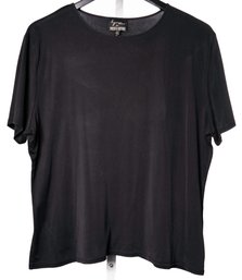 Sz Xl Black Tee By Lynn Ritchie