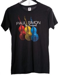 Sz S Black Paul Simon In Concert Tee