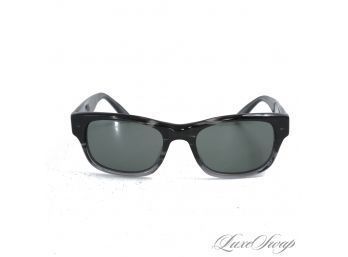 SUPER EXPENSIVE BARTON PERREIRA MENS BLACK HORN EFFECT MODERN STEALTH SUNGLASSES