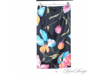 INCREDIBLE AND SUMMER READY DOLCE & GABBANA ALLOVER TROPICAL FLORAL SKIRT 28