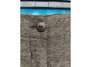 Vintage Astuces Brown Tweed  Capri Pants Size 2
