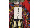 New With Tags Classic Red Blue Yellow Dashiki Print Cinched Waisted Cotton Dress