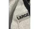 New Without Tags Nicopanda Black And White Graffiti Pullover Sweatshirt Zip Detail Size L