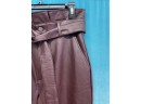 Abercrombie & Fitch Brown Pleather  Vegan Leather Pants Size Small