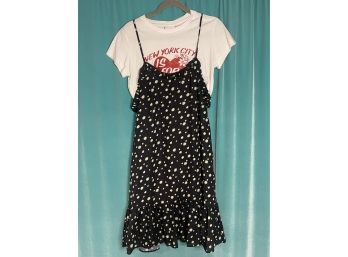 New With Tags Nicopanda New York Is For Lovers Floral T Shirt Dress Size S