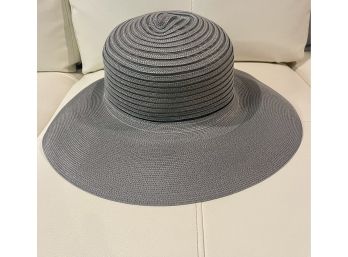 New Without Tags Grey Paper Straw Custom Made Summer Church Hat
