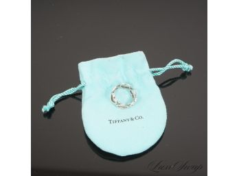 THE STAR OF THE SHOW! AUTHENTIC TIFFANY & CO .925 STERLING SILVER OPEN HEART LINK RING